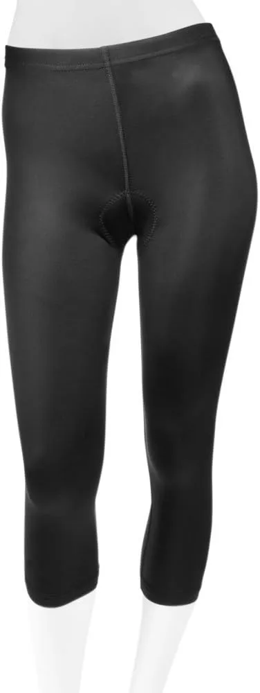 | Women's USA Classic Cycling Capris | Padded Compression Spandex Capri | Made in USA
