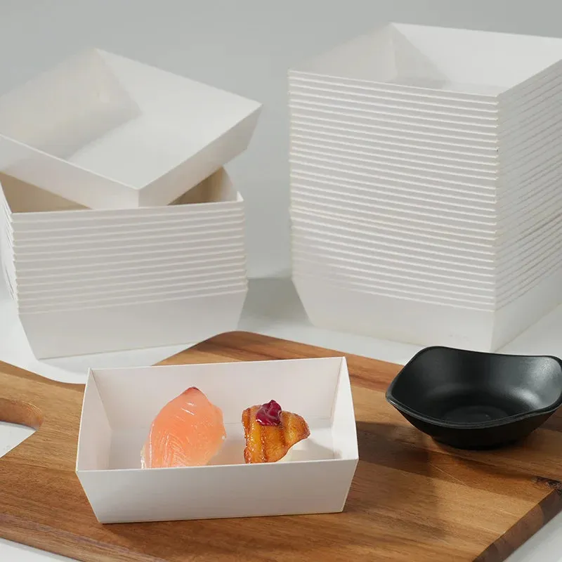 10 / 20 Piece Clear Lid Cake Boxes Disposable Dessert Packaging