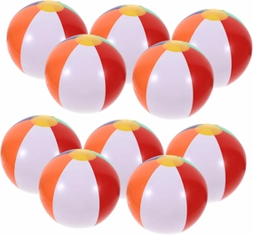 12pcs Inflatable Beach Outdoor Toys for Interactive PVC Sports for Beach Pool