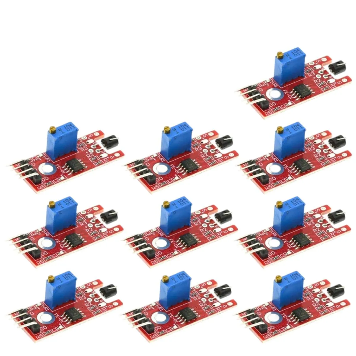 1/5/10Pcs 4Pins Metal Touch Sensor Module Ky-036 Human Body Touch Sensor Ky036