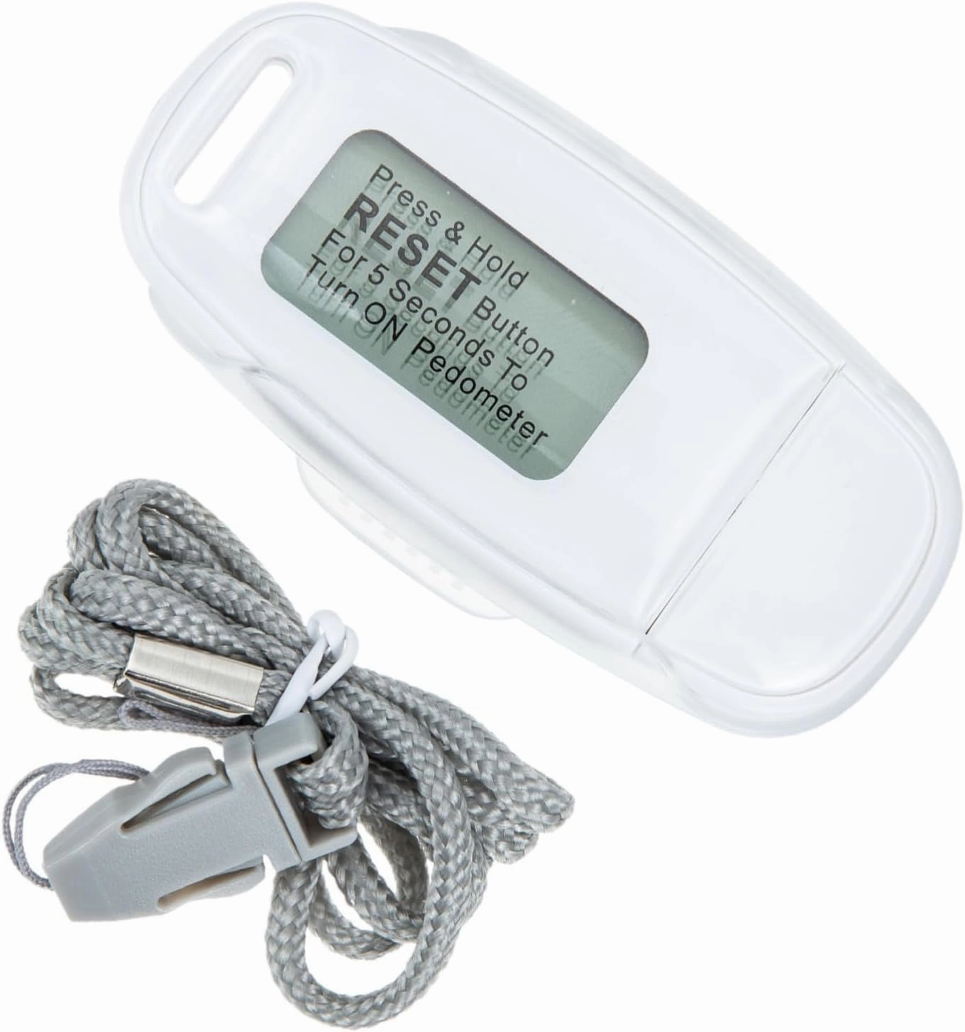 1Set Rechargeable Walking Pedometer with Clip Accurate Step Counter for Outdoor Activities Easy to Read Display for Men Women and Seniors