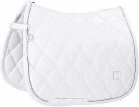 2025 Softshell Crystal Saddle Cloth 215575 526 010 - White Saddle Pad Size - DL