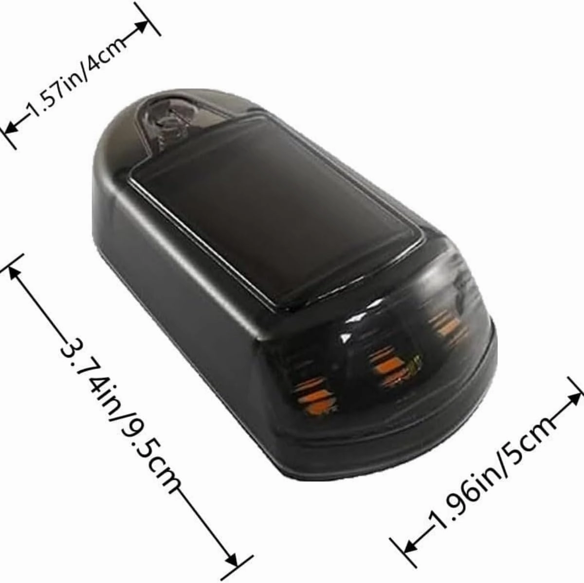 2025Solar Powered Cab Lights,Upgraded Waterproof No Drill Cab Lights,Remote Control Color Truck Roof Light,Suitable For Trucks,Road Vehicles (Transparent hacker yellow light, Remote control model)