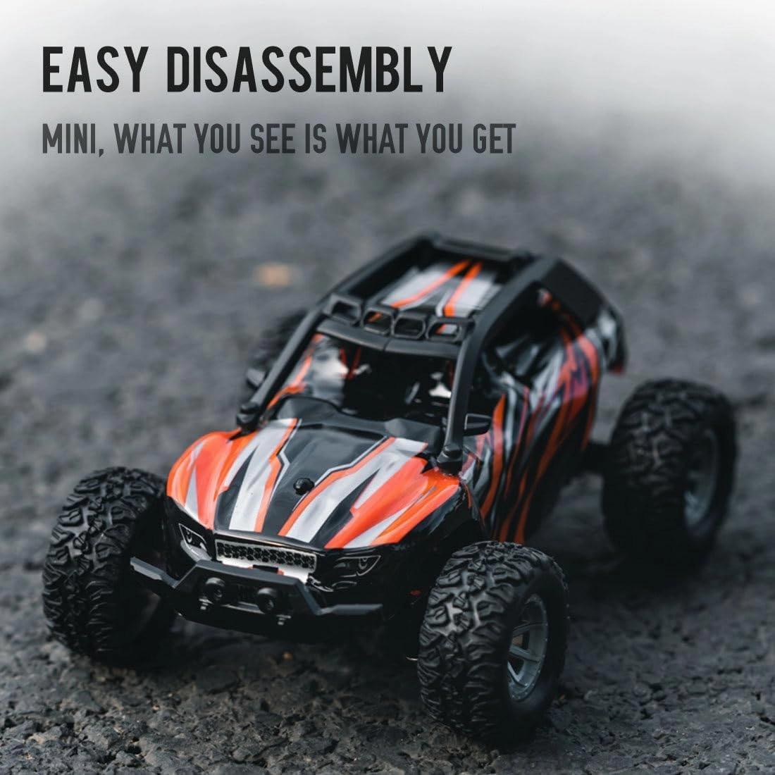 2.4G Remote Control RC Drift Off-Road Vehicle, 1/32 Scale Mini Electric 4WD RC Drift Off Road Truck High Speed Crawler Car for Teens Adults - (RTR Version/Green)