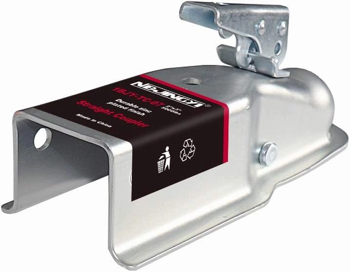 2" Trailer Coupler with 3" Channel - 5000 lb Capacity, Fits Boat Trailers & Utility Trailers Easy Bolt-On Installation