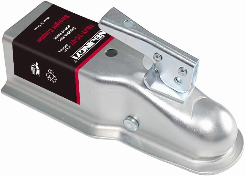 2" Trailer Coupler with 3" Channel - 5000 lb Capacity, Fits Boat Trailers & Utility Trailers Easy Bolt-On Installation