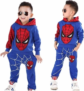 2Piece Toddler Kids Baby Boys Casual Outfits Set,Long Sleeve Pullover Hoodie Sweatshirt Pants Clothing Suit