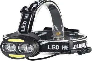 30000LM XM-L T6 Led Headlight Headlamp Sensor Lamp Chip Rechargeable Night Fishing Flashlight Torch