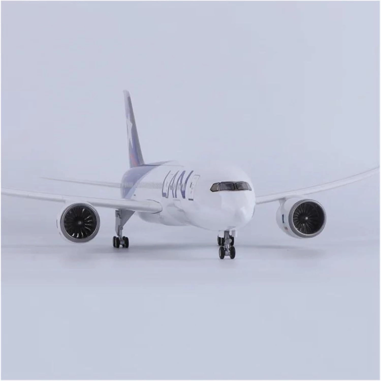 47CM for Model B737 MAX Dubai Resin Airplane Model Collected by Aviation Static Display Aircraft Model Desktop Display(No Light)