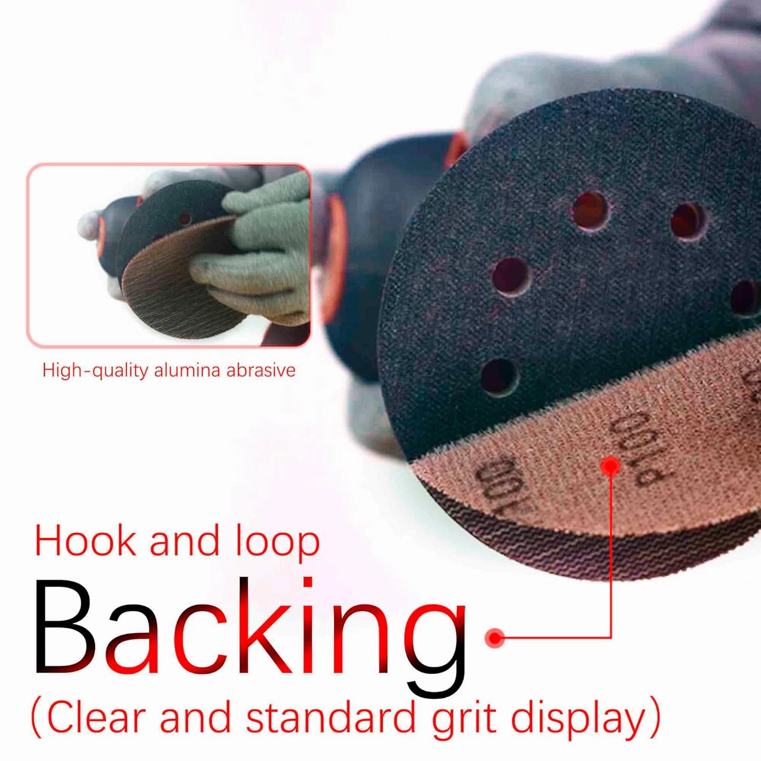 5 Inch Sanding Mesh | Micro Mesh Hook and Loop Sanding Discs | Dust Free Net Sandpaper | 50 Pack 400 Grit | Wet and Dry Sanding Screen | Anti-Clog and Last Longer