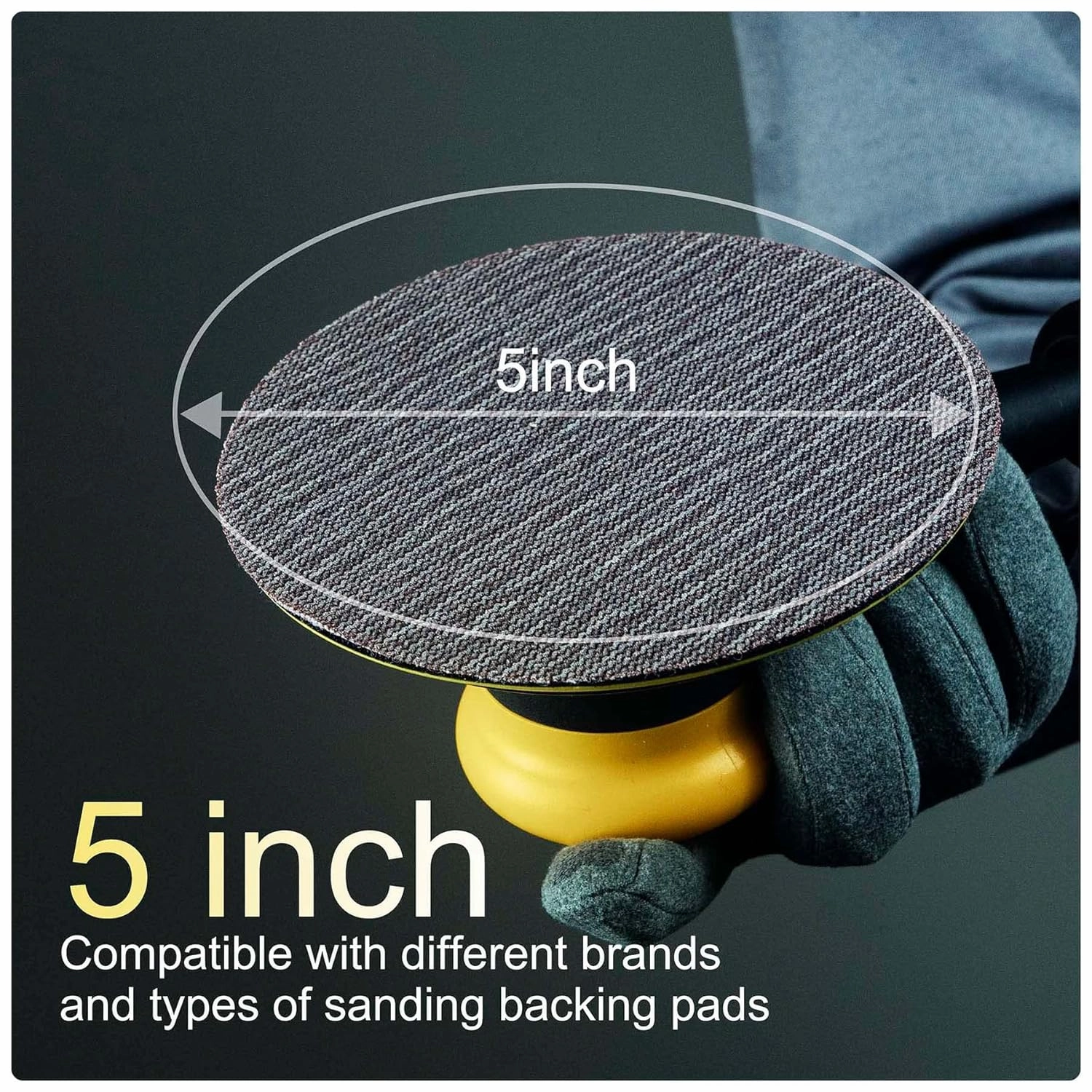 5 Inch Sanding Mesh | Micro Mesh Hook and Loop Sanding Discs | Dust Free Net Sandpaper | 50 Pack 400 Grit | Wet and Dry Sanding Screen | Anti-Clog and Last Longer