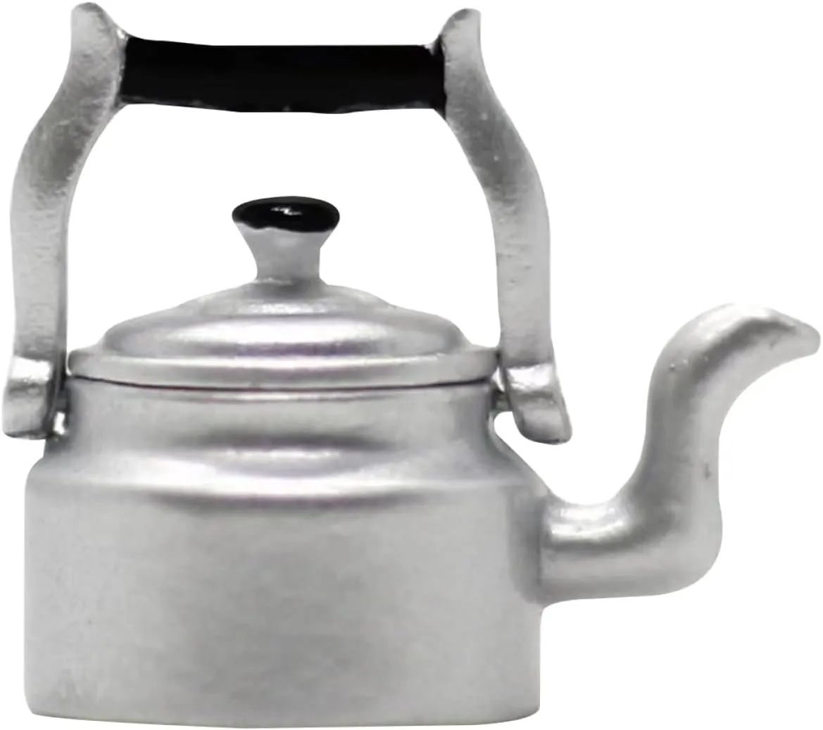 5pcs Miniature Water Kettle for Dollhouse Lifelike Handheld Pot Kitchen Accessory Cute Home Decoration for Miniature Interiors Sturdy Design