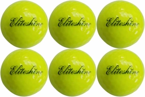 6-Piece Luminous Fluorescent Glow-in-The-Dark Night Golf Ball Rechargeable by Sun Light