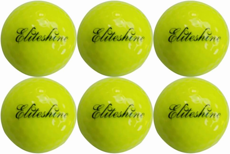6-Piece Luminous Fluorescent Glow-in-The-Dark Night Golf Ball Rechargeable by Sun Light