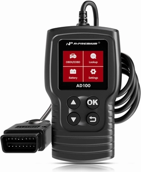 A-Premium AD100 OBD2 Scanner for Test Oxygen Sensor, Diagnostic Tool Compatible with Chevrolet Vectra 2006 2007 2008, V6 2.8L