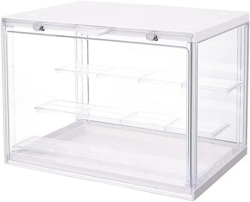 Acrylic Clear Display Case Dustproof Blind Box Transparent Assemble Storage Showcase Collection Acrylic Cube for Toy Dolls Souvenirs Models