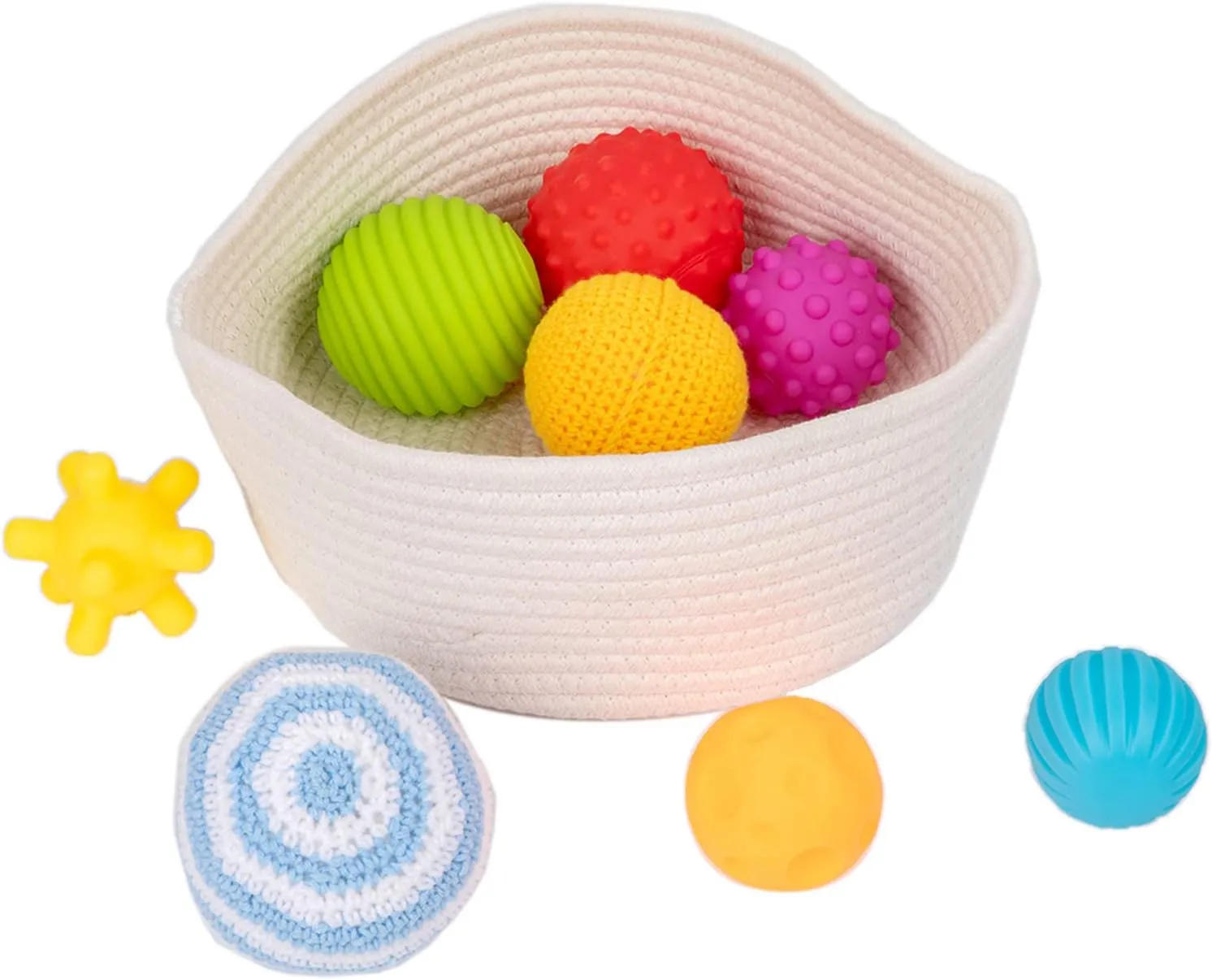 Adena Montessori Play Kit for 7-8 Months Baby,9 in 1 Learning Educational Toys for Toddler,Include Object Permanence Box,Different Balls,Shape Puzzles and More,Christmas Birthday Gift for Boys Girl