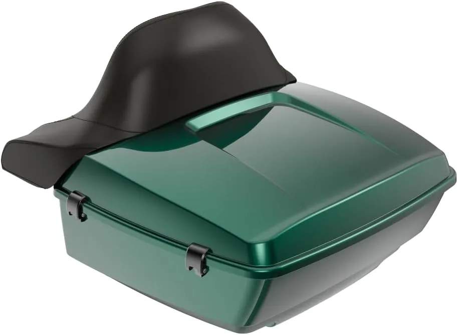Advanblack King Tour Pack, Black Mount Bracket & Top Luggage Rack Fit for 2009-Later Harley Touring, Road Glide, Street Glide Special, Road King, Electra Glide