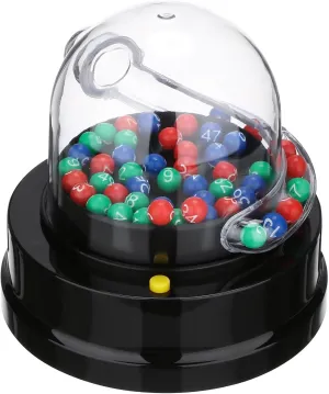 Alipis Lotto Machine with Balls Mini Bingo Machine Electric Lotto Ball Machine: 1 Set Electric Machine Party Mini Lotto Games Machine Jackpot Machine