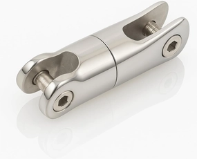 Anchor Chain Swivel Connector High Strength Rotating Marine Hardware - 1/4 to 5/16 Inch Stainless Steel