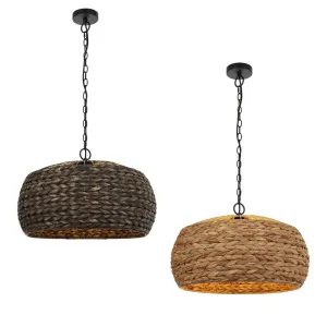 Antera Pendant Light ø400mm, ø600mm in Black or Natural Paper