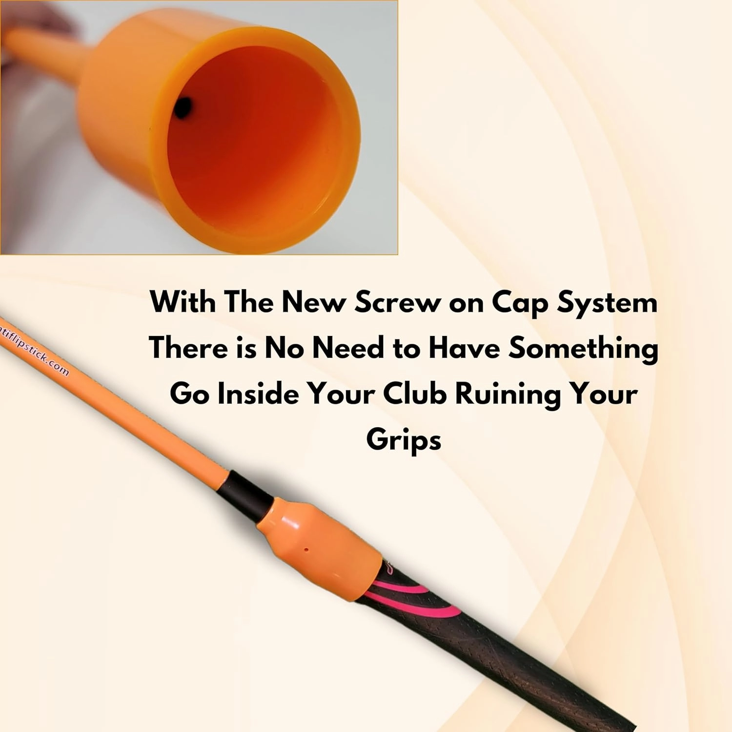 Anti-Flip Stick® Golf Training Swing Aid | Improve Impact & Swing Plane | Chipping Training Aid | Stop Casting & Flipping