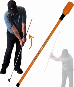 Anti-Flip Stick® Golf Training Swing Aid | Improve Impact & Swing Plane | Chipping Training Aid | Stop Casting & Flipping