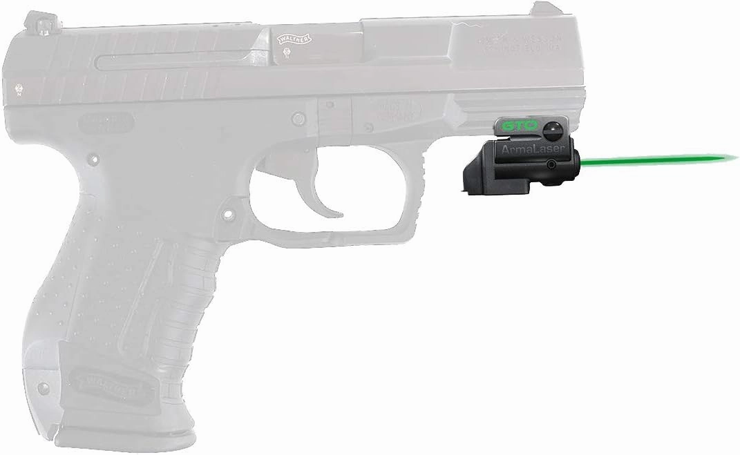 ArmaLaser GTO and FLX44 Green Laser Sight GripTouch Switch Designed to fit Walther P99 AS 9mm/.40