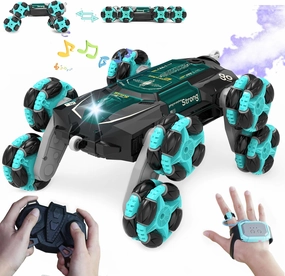 ATHLERIA 8WD Gesture Sensing Rc Stunt Car Toys for Ages 8-13,Hand Remote Control Cars-Double Sided 360°Rotating,Coolest Christmas Birthday Gifts Ideas for Boys Girls Kids Teens 8 9 10 11 12  Year