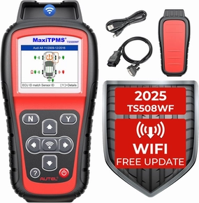 Autel MaxiTPMS TS508WF TPMS Tool, 2025 Enhanced Wi-Fi Ver. of TS508 TS501 PRO TS408S TS601, MX-Sensor TPMS Progamming Tool, TPMS Diagnosis/Reset TPMS Relearn Tool, Read/Clear TPMS DTCs