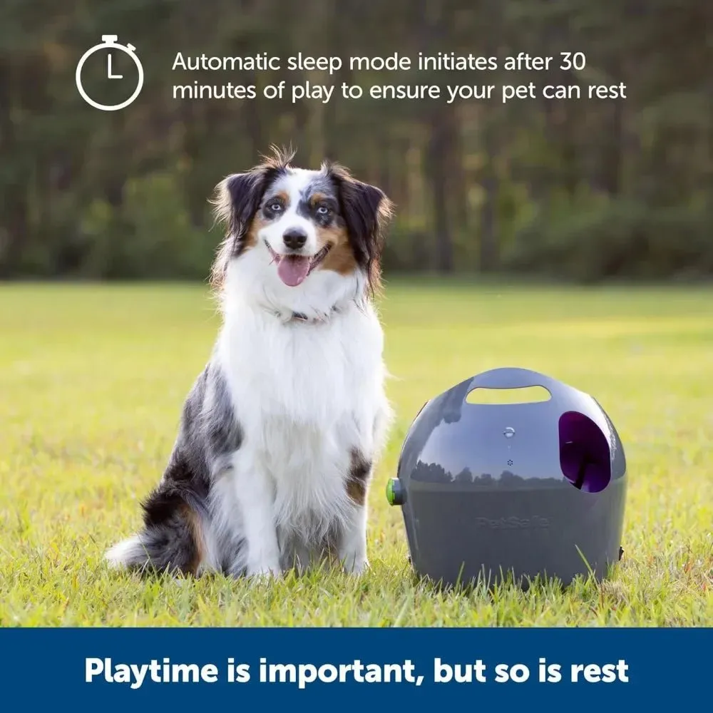 Automatic Ball Launcher Interactive Dog Toy for Enrichment – Tennis Balls Included
