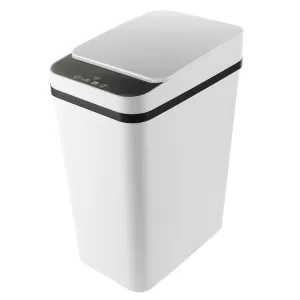 Automatic Garbage Can Lid Motion Sensor Trash Can Sturdy Bag Holder for Clean Look