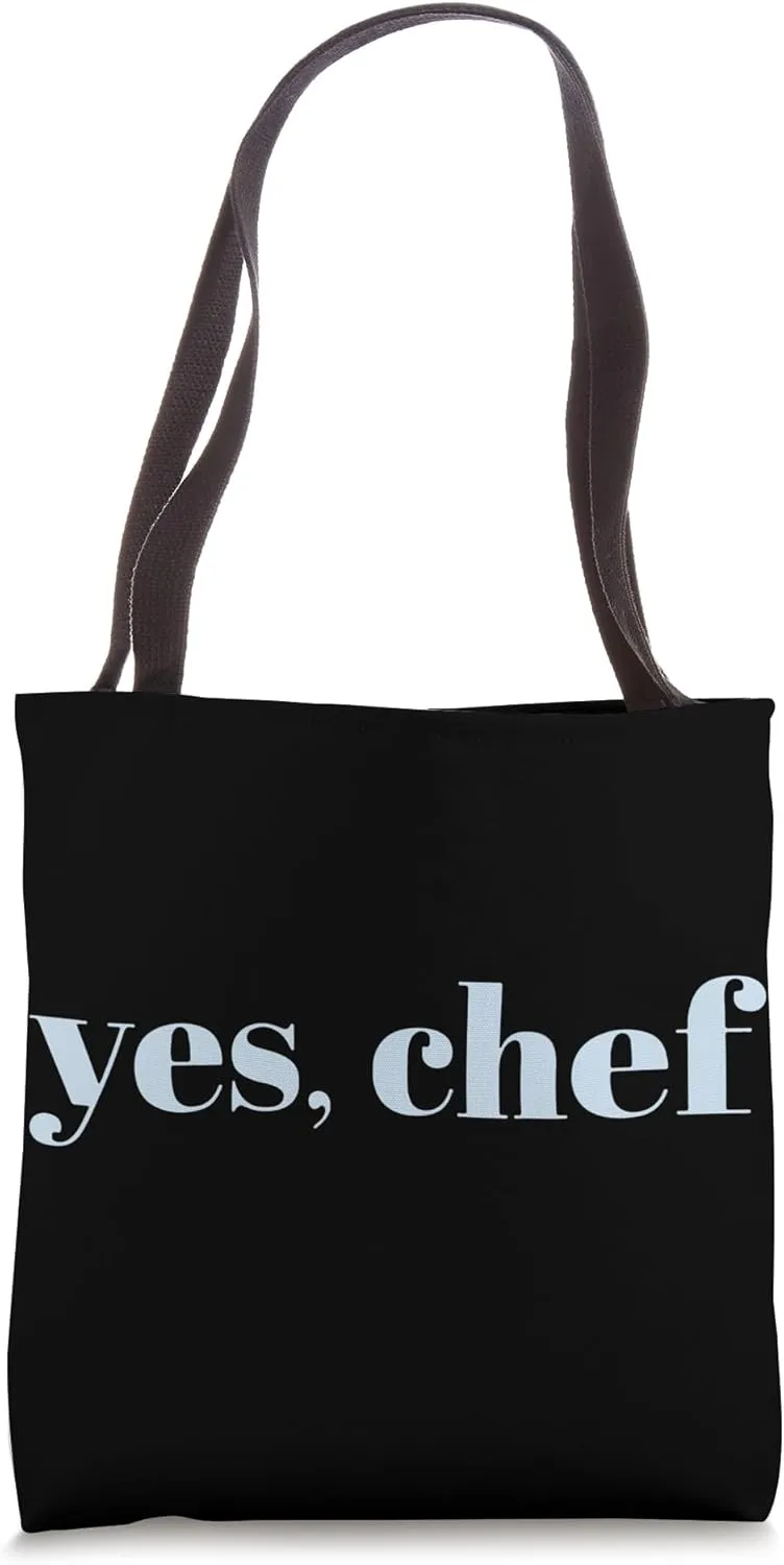 ay, CHEF Professional Sous Chef Funny Simple SMS buzzword Tote Bag