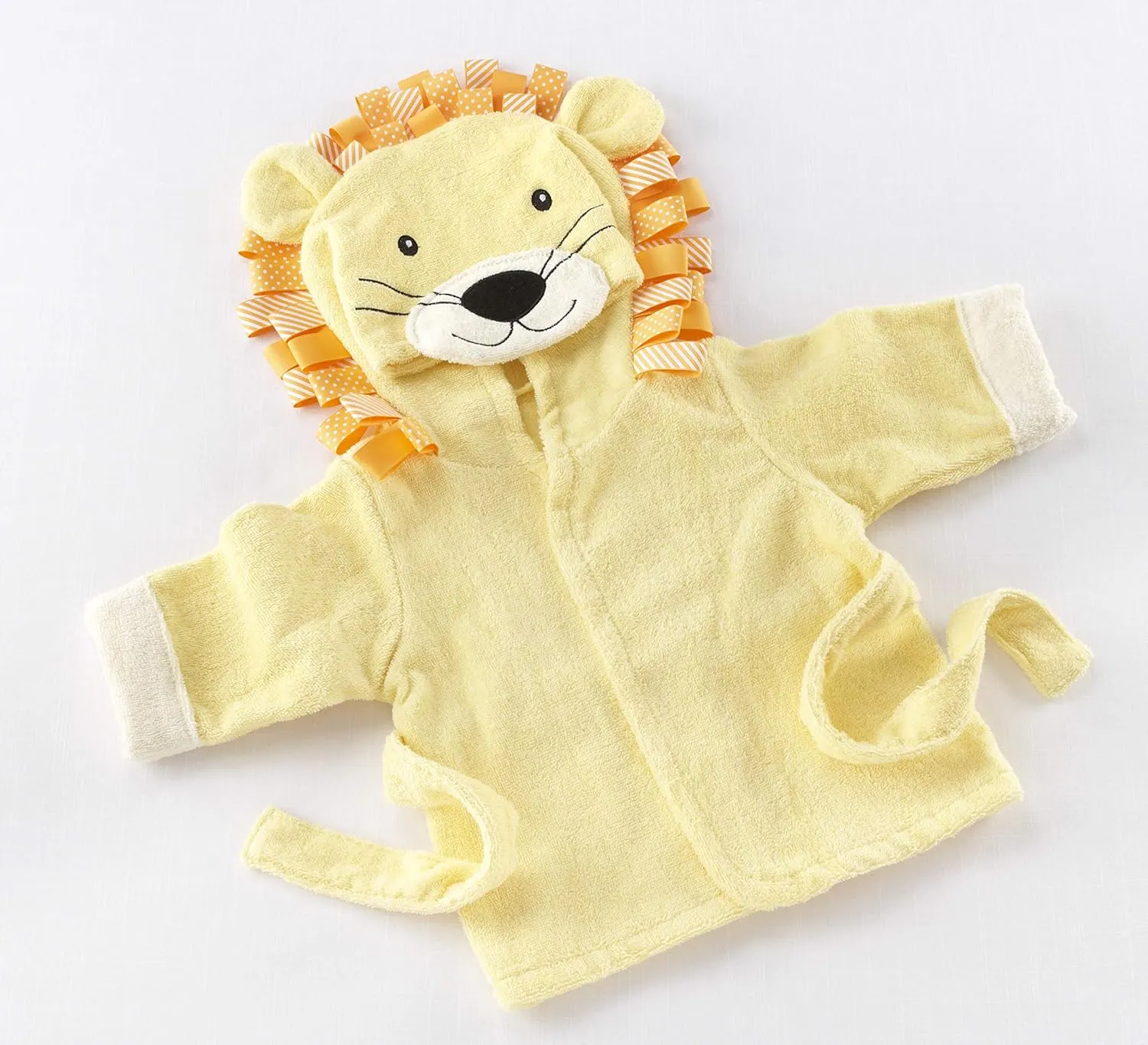 Baby Aspen "Big Top Bath Time Lion Hooded Towel/Robe, 0-9 Months