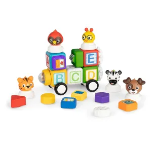 Baby Einstein Connectables 24 Piece STEAM Magnetic Blocks Learning Toys Letters Colors Animals for Baby 6 Months  Toddler 1 2 3 4 5 Year Old