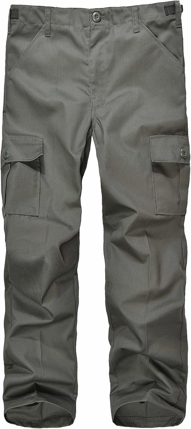 BACKBONE Boys Girls Kids Combat Army Ranger Camping Outdoor camo Cargo Pants Trousers
