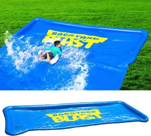 BACKYARD BLAST 14’ x 6’ Splash Zone, Water Slide Splash Pad Accessory