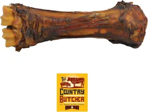 Beef Shank Dog Bonesfor Aggressive Chewers, Large Breed Dog Treat, Natural, Tough, Chew Toy, Made in The USA, 3 Count