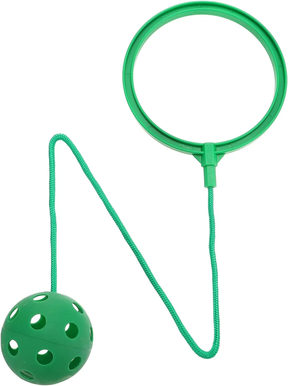 BESPORTBLE Ankle Skip Ball, Ankle Jump Rope Skip Ball for kids Jump Swing Skip Ball Skip it Ball Ankle Ring with Ball Foldable Sports Jumping Ball for Girls Boys for Gym School Home