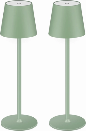 BGFHome Cordless Table Lamp LED Desk lamp,5000mAh Rechargeable Touch Night Light Wireless Minimalist Design for/Restaurant/Bedroom/Bars/Outdoor Party/Camping/Coffee Shop 2Pack