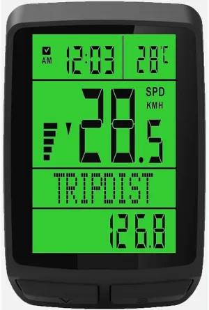 Bike Computer Cycling Computer Speed Sensor for Cycling Bike Sensor, Bicycle Speedometer, Bicycle Computer, Wireless Odometer, Digital Odometer Computer, Waterproof 2.8'' LCD & Multi-Functions