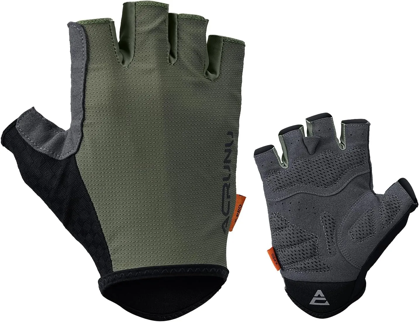 Bike Gloves for Men Women with Anti-Slip Shock-Absorbing Pad, Breathable Half-Finger Cycling Gloves
