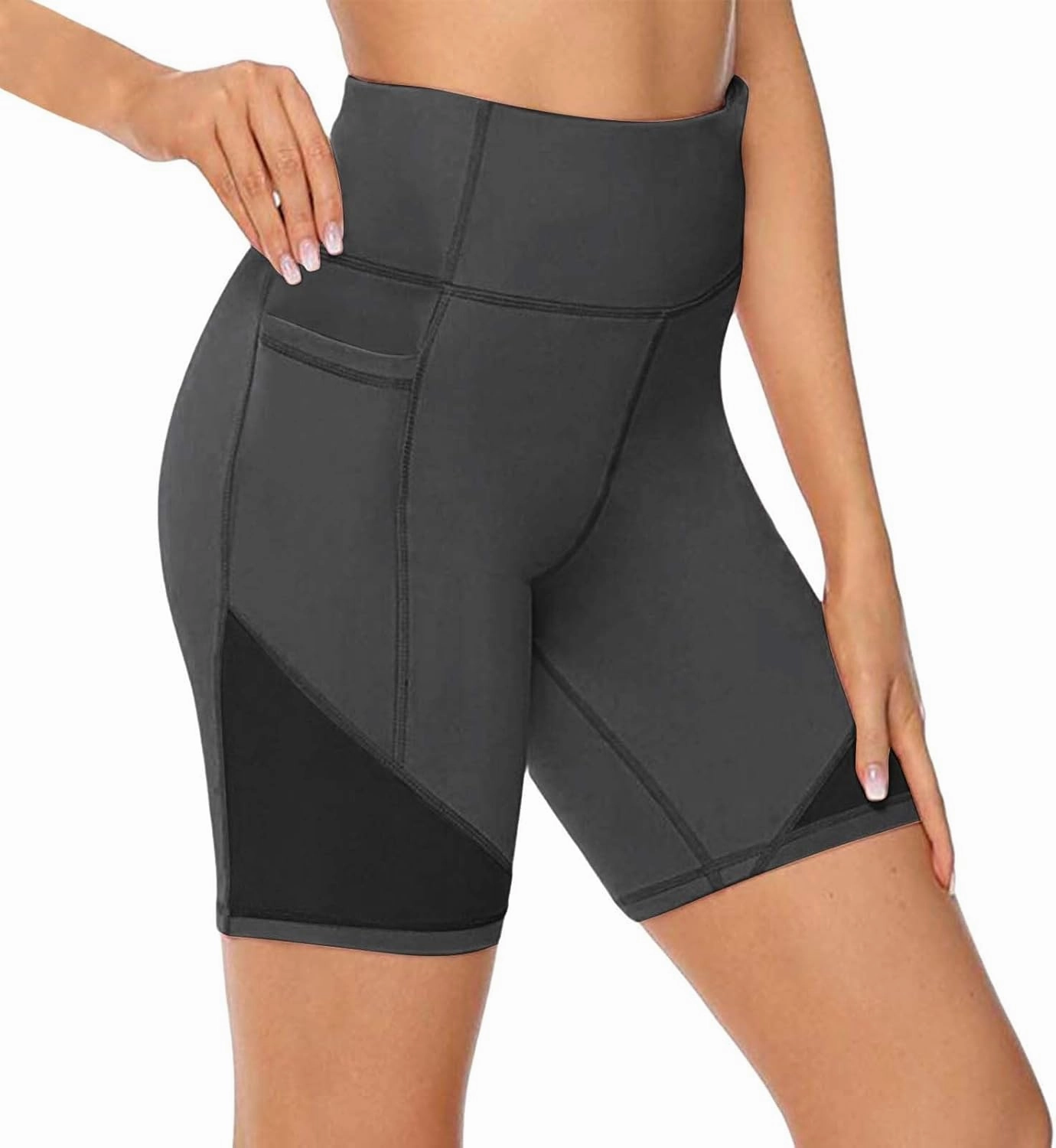 Biker Shorts for Women Women's High Waist Yoga Short Abdomen Training Running Yoga Pants Active Exercise Fitness