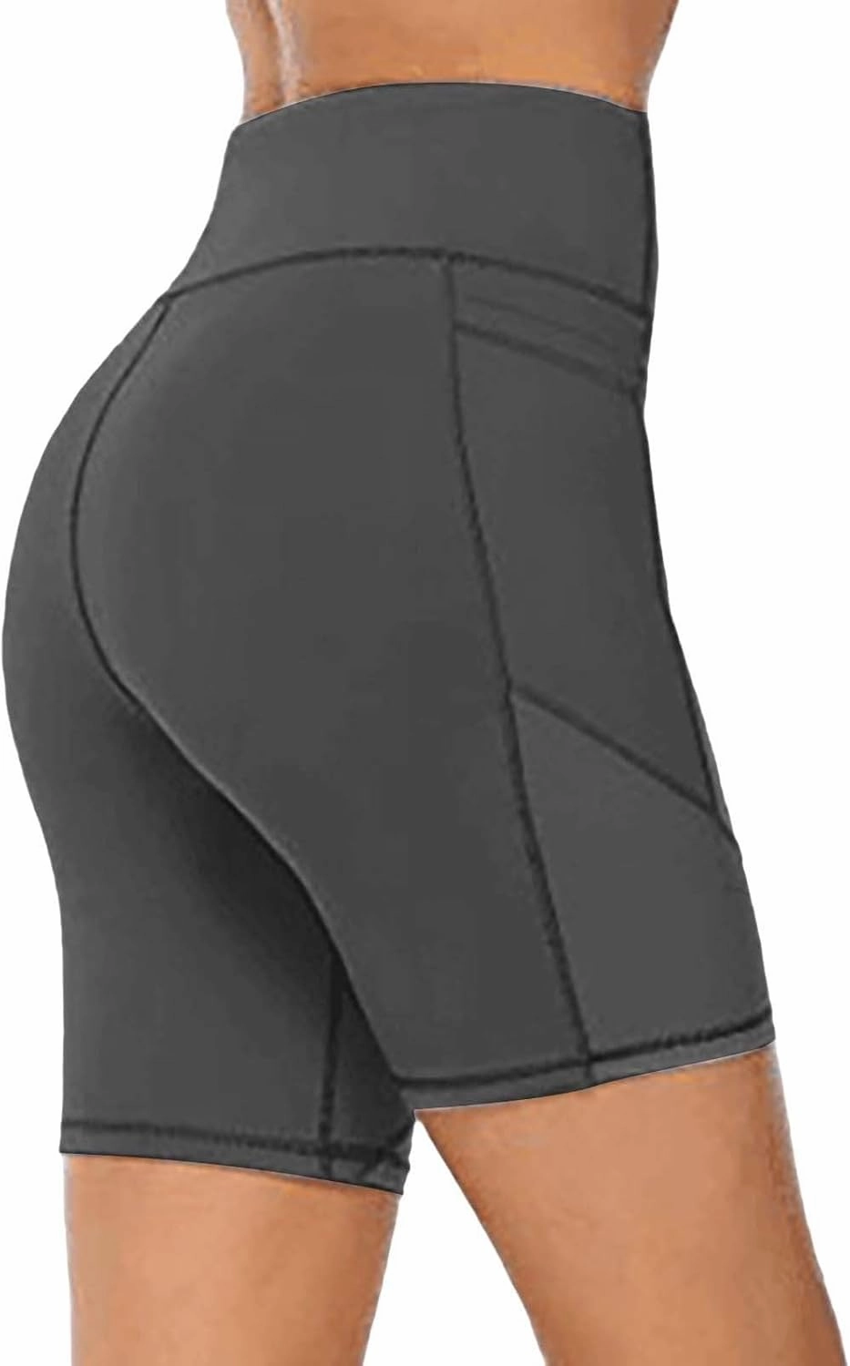 Biker Shorts for Women Women's High Waist Yoga Short Abdomen Training Running Yoga Pants Active Exercise Fitness