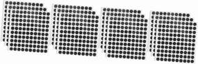 Billiard Billiard Black Spot Color Pool Table Marking Snooker Sticker Dots Black Spots for Snooker Table