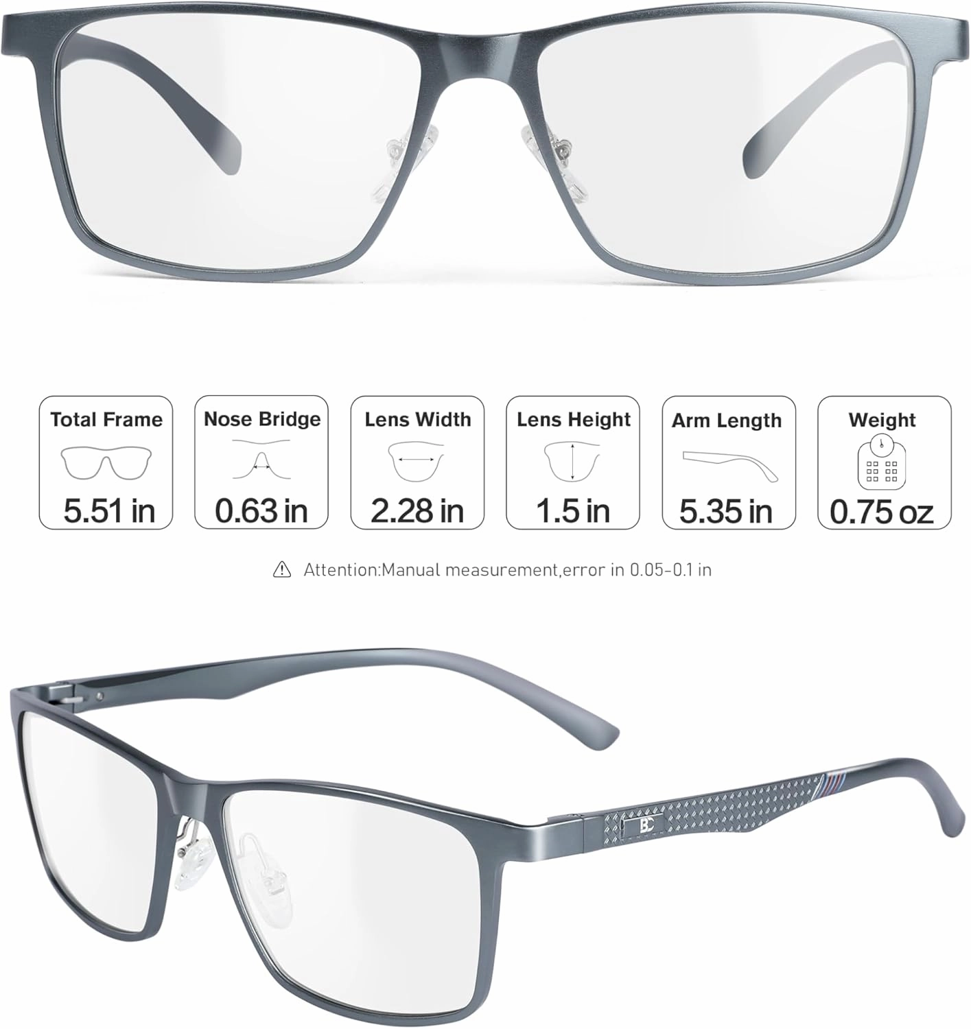 BIRCEN Mens Sunglasses Polarized UV Protection: Classic Shades for Men Driving Fishing with Al-Mg Metal Frame