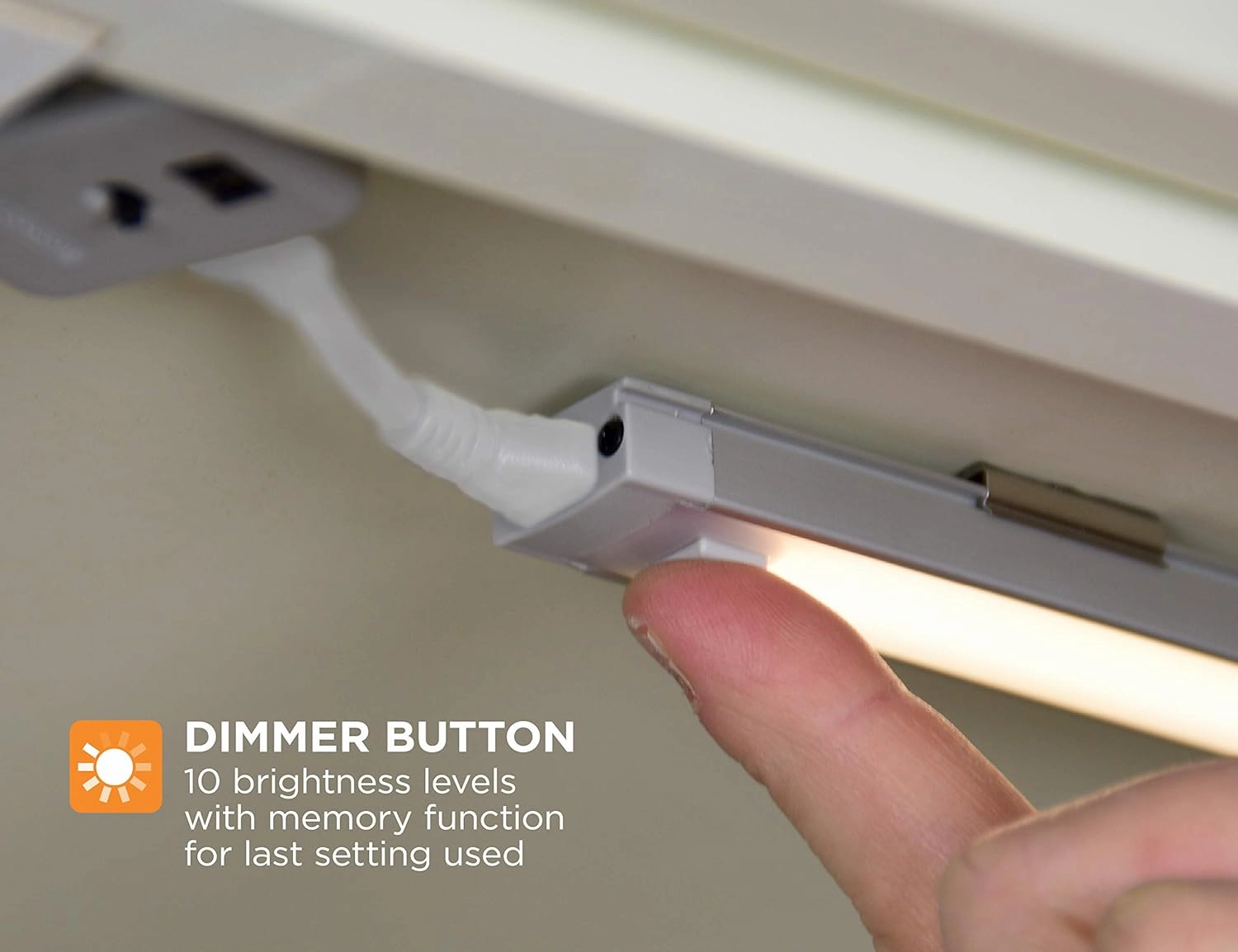 BLACK DECKER LED Under Cabinet Lighting Kit, 3-Bars, 9 Inches Each, DIY Tool-Free Installation, Warm White, 2700K, 1080 Lumens, 15 Watts, Home Accent (LEDUC9-3WK)