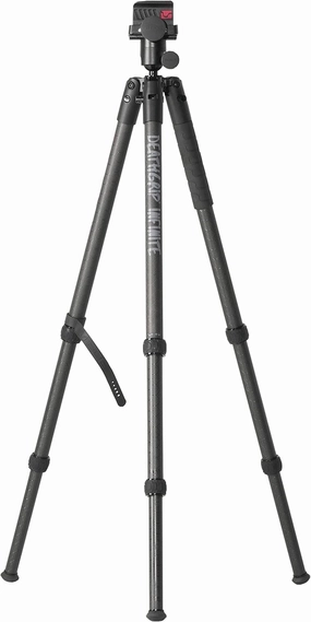 BOG DeathGrip Infinite Carbon Fiber Tripod with Heavy Duty Construction, 360 Degree Ball Head, Quick-Release Arca-Swiss Mount System, and Optics Plate for Hunting, Shooting, Glassing, and Outdoors