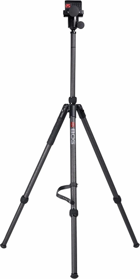 BOG DeathGrip Sherpa Carbon Fiber Tripod with Heavy Duty Construction, 360 Degree Ball Head, Quick-Release Arca-Swiss Mount System, and Optics Plate for Hunting, Shooting, Glassing, and Outdoors