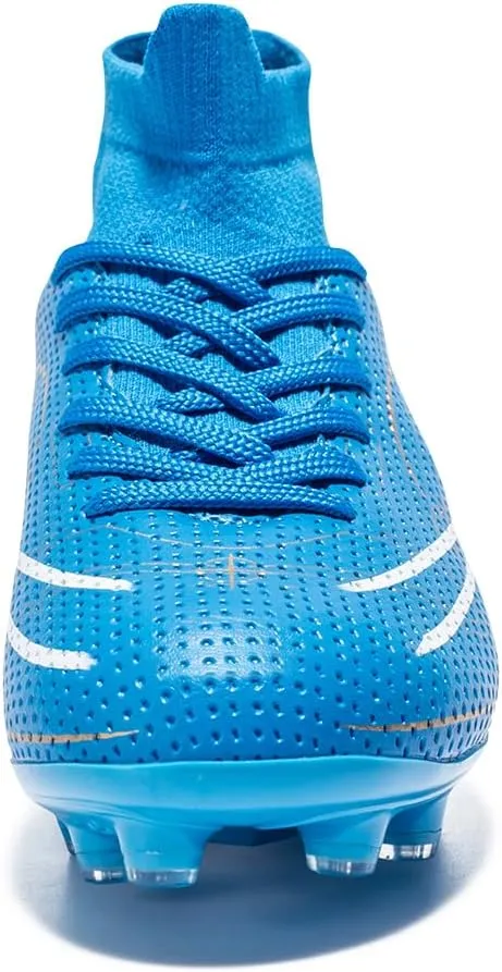 breooes Boys Soccer Cleats Kids Footaball Cleats Outdoor Trainning Soccer Shoes Athletic Girls Football Shoes